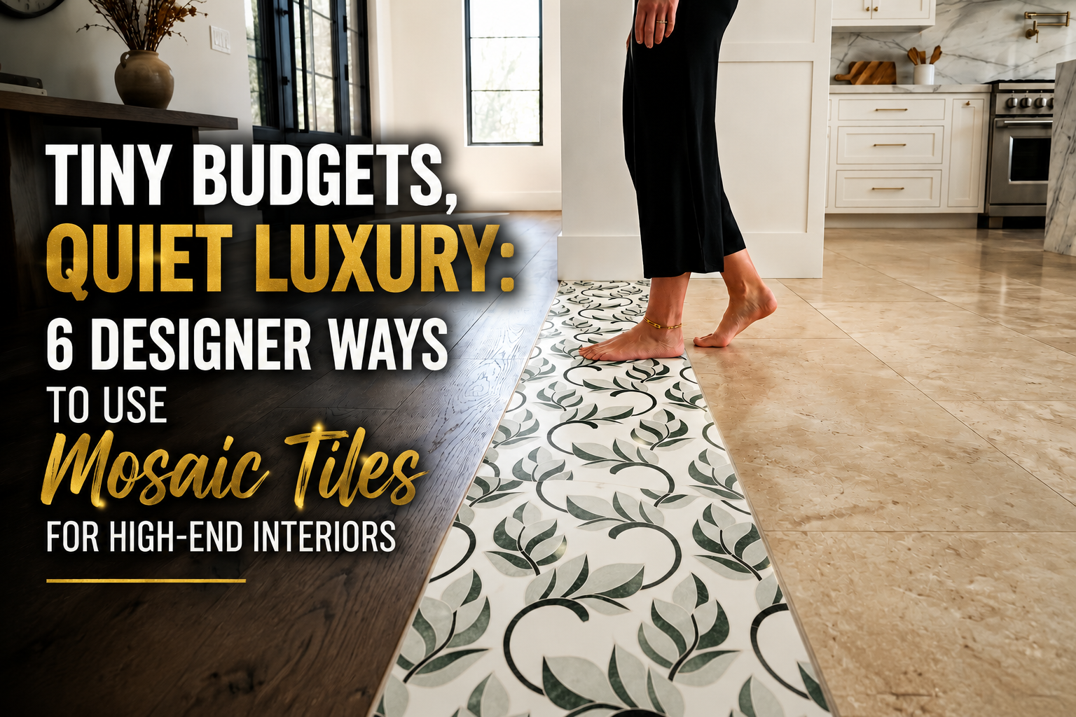 Tiny Budgets, Quiet Luxury: 6 Designer Ways to Use Mosaic Tiles for Hi ...