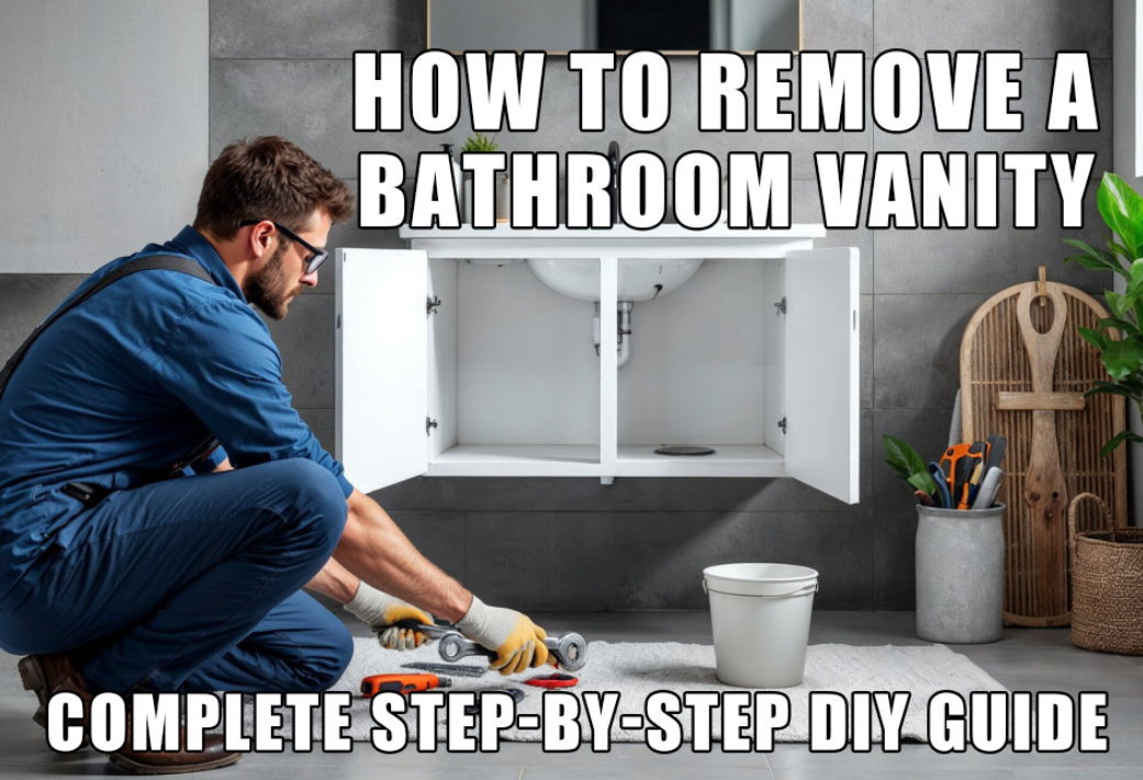 How to Remove a Bathroom Vanity: Complete Step-by-Step DIY Guide – Tile ...