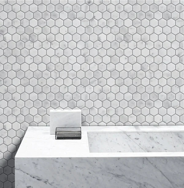 Transform Your Bathroom Shower with Elegant Marble Mosaic Tile Ideas ...