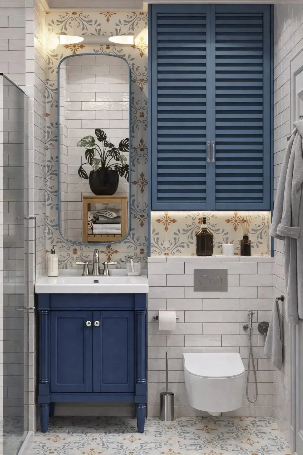 Navy Blue Vanities
