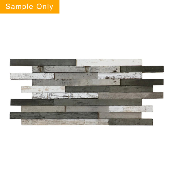 Aspen Lodge Teakwood Mosaic Floor and Wall Panel - Sample (Product Shown is Full Size)