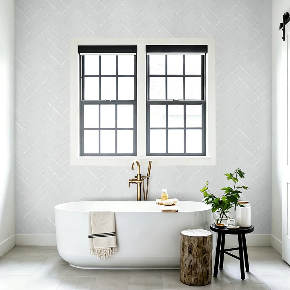 Linen Ice 4-in x 12-in Glass Wall Tiles( 6.67 sq. ft. /Box )