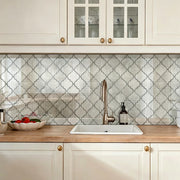 arabesque Lantern Antique Mirror 12-in x 9-in Glass Mosaic Wall Tile( 7.5 sq. ft. /Box )