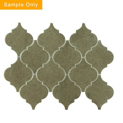 arabesque Lantern Antique Mirror Glass Mosaic Wall Tile - Sample (Product Shown is Full Size)