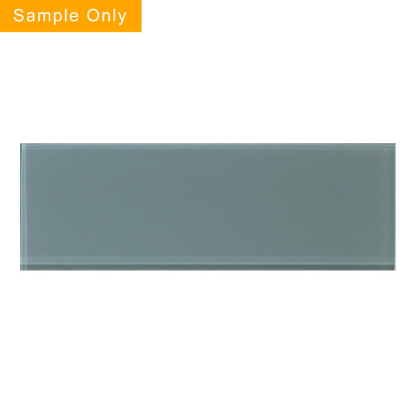 Azure Block Glass Wall Tile - Sample (Product Shown is Full Size)