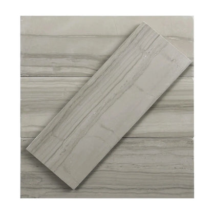 Athens Gray 3-in x 8-in Marble Floor and Wall Tiles( 10.2 sq. ft. /Box )