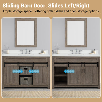 Dolly Farm Barn 48" Vanity Without Top