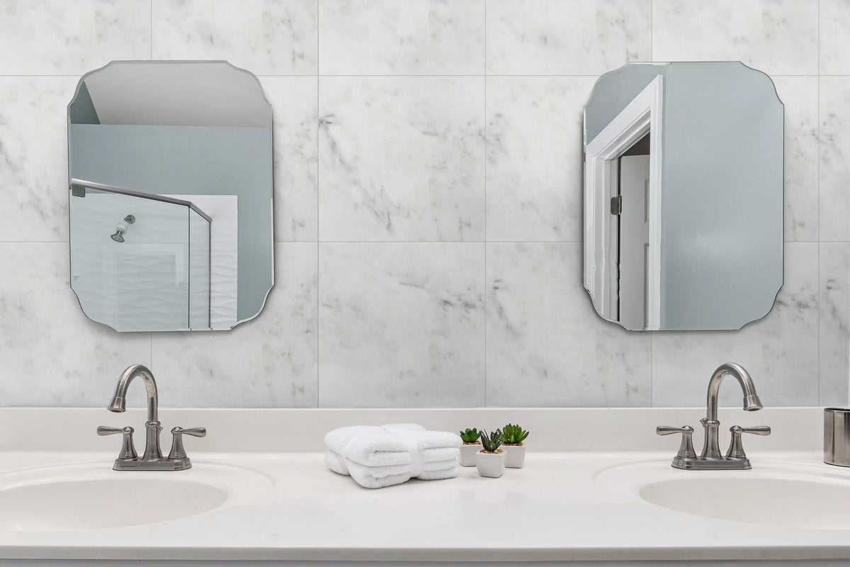 Oriental White 12-in x 12-in Marble Floor and Wall Tiles( 10 sq. ft. /Box )