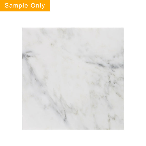 Oriental White Marble Floor and Wall Tiles - Sample (Product Shown is Full Size)