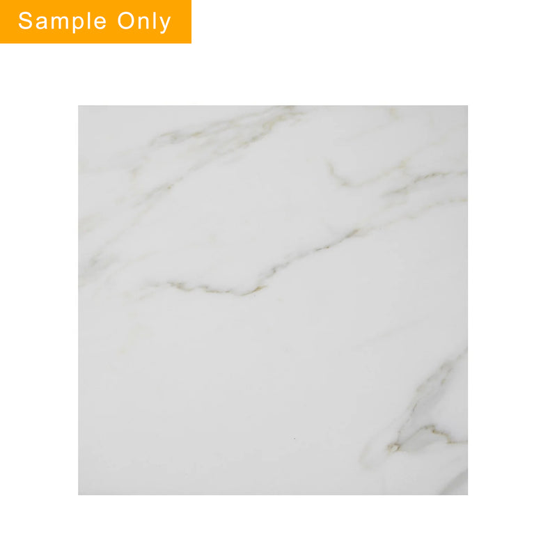 Calacatta Polished Marble Floor and Wall Tile - Sample (Product Shown is Full Size)