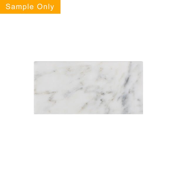 Oriental White Marble Floor and Wall Tiles - Sample (Product Shown is Full Size)