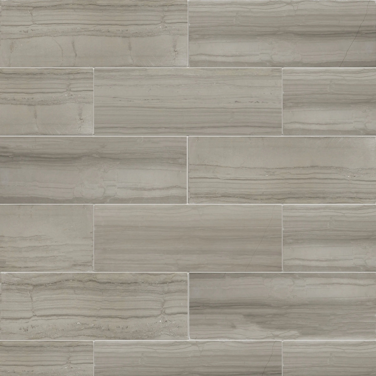 Athens Gray 3-in x 8-in Marble Floor and Wall Tiles( 10.2 sq. ft. /Box )