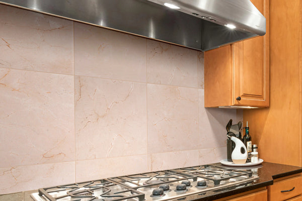 Cream Marfil 18-in x 18-in Polished Marble Floor and Wall Tiles( 11.25 sq. ft. /Box )