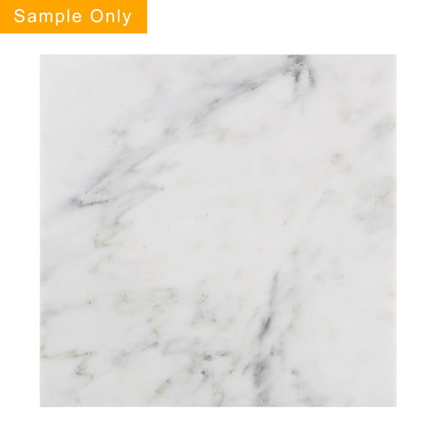 Oriental White Marble Floor and Wall Tiles - Sample (Product Shown is Full Size)