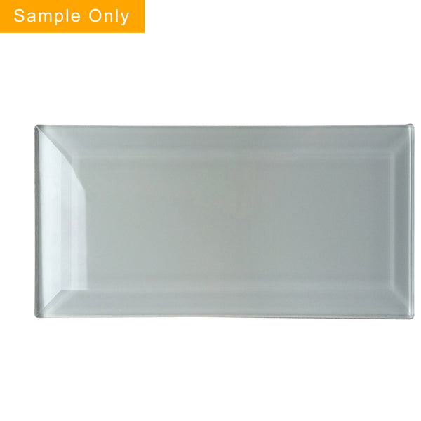 Bevel Ice Block Glass Wall Tile - Sample (Product Shown is Full Size)