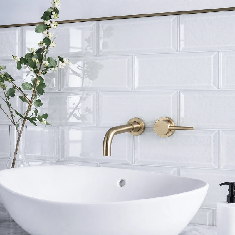 Bevel Ice Block 4-in x 8-in Glass Wall Tile( 1.98 sq. ft. /Box )