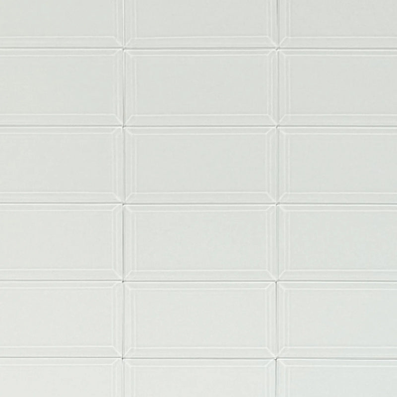 Bevel Ice Block 4-in x 8-in Glass Wall Tile( 1.98 sq. ft. /Box )