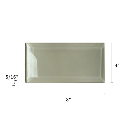 Bevel Nude Glass Wall Tile - Sample (Product Shown is Full Size)