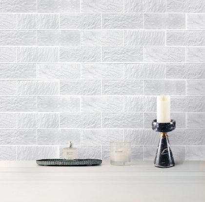 Frost Glass Wall Tile - Sample (Product Shown is Full Size)