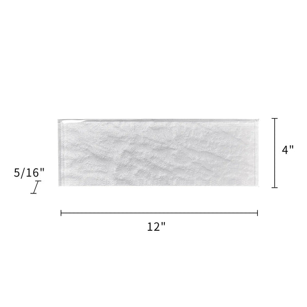 Frost 4-in x 12-in Glass Wall Tile( 13.3 sq. ft. /Box )