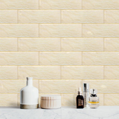 Champagne Glass Wall Tiles - Sample (Product Shown is Full Size)