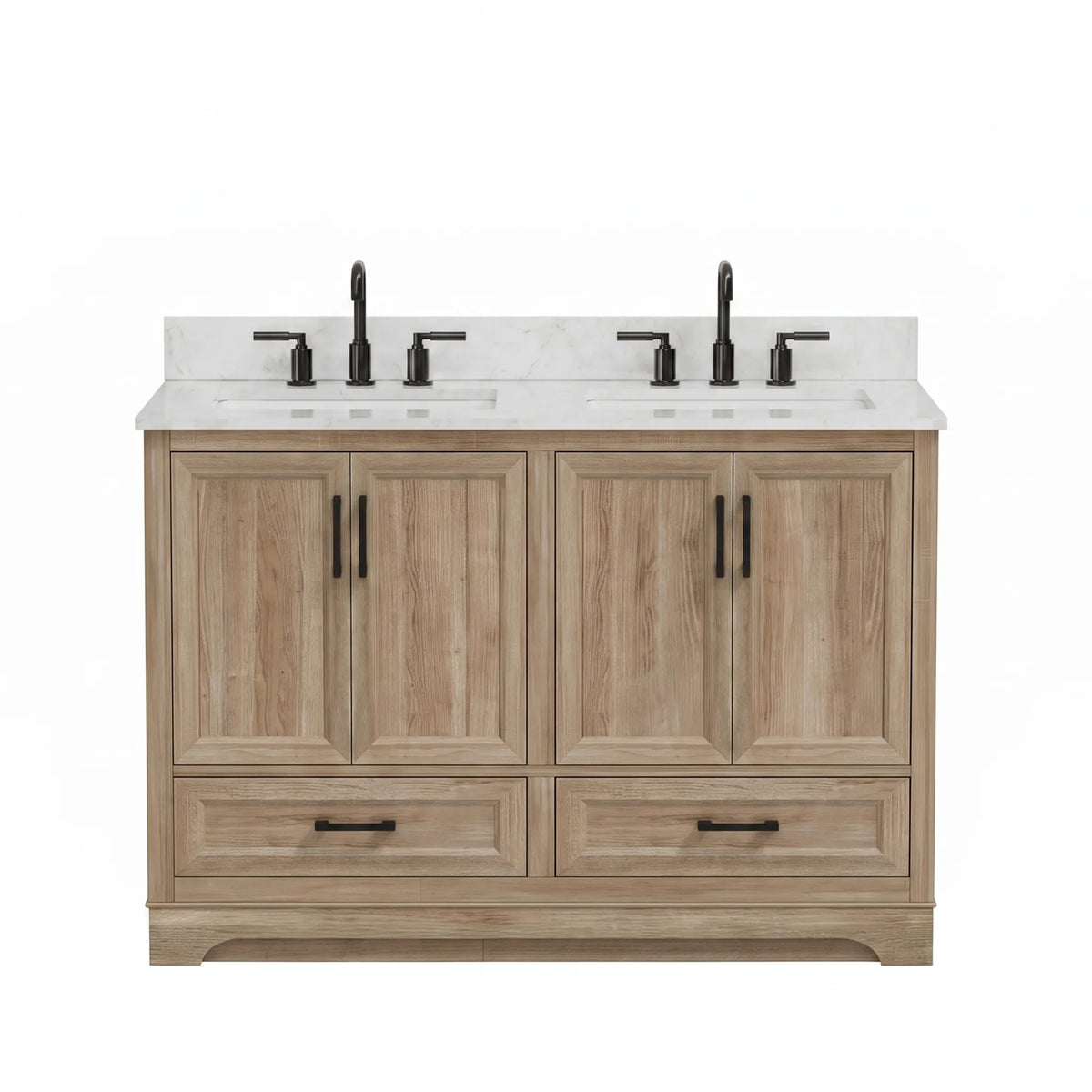Retford 48" Vanity Family Set with Engineered Marble Top