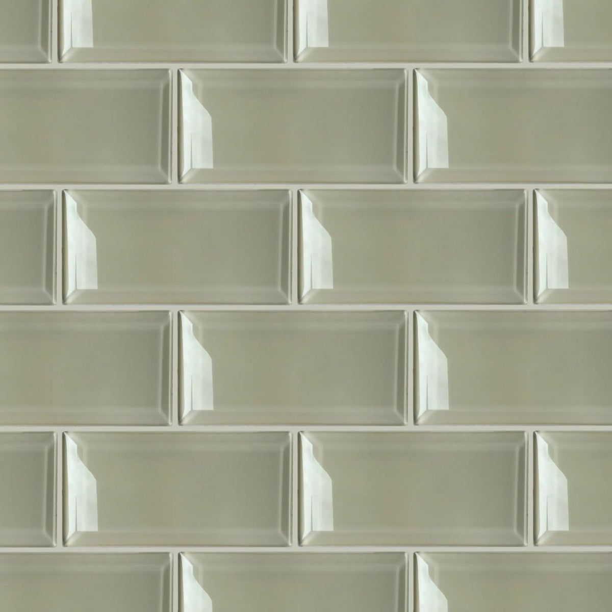 Bevel Nude 4-in x 8-in Glass Wall Tile( 1.98 sq. ft. /Box )