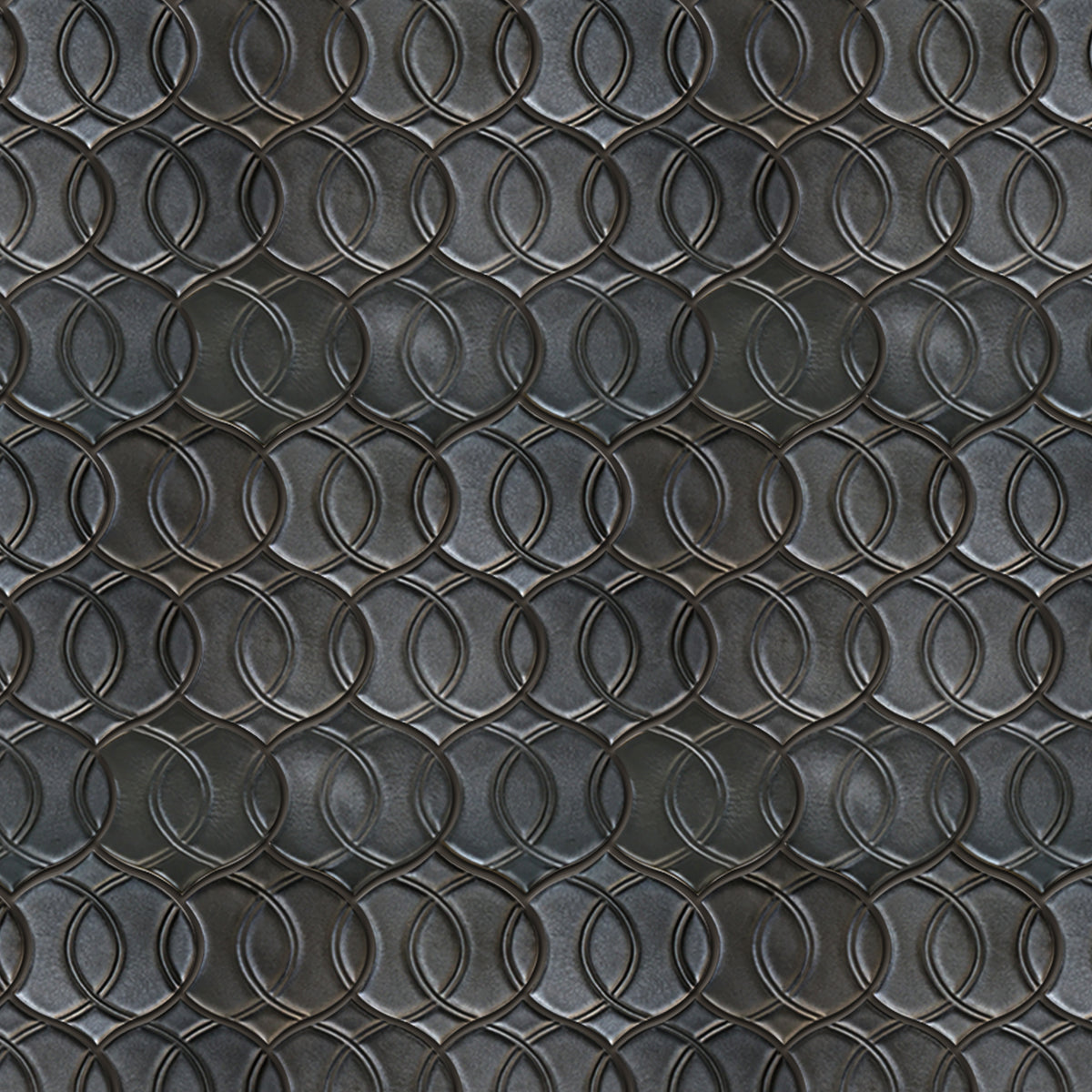 Display board of Bronze Handmade Glazed Porcelain Wall Tile – 14x15 layout showing tile texture and bronze glaze