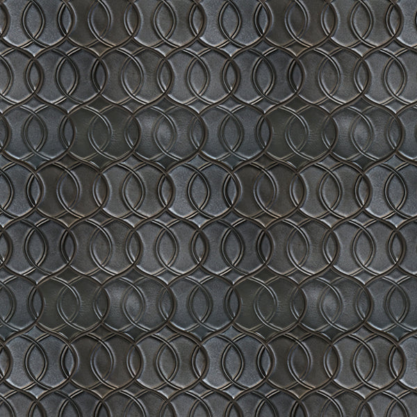 Display board of Bronze Handmade Glazed Porcelain Wall Tile – 14x15 layout showing tile texture and bronze glaze