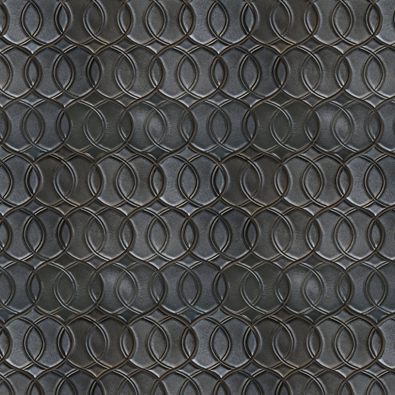 Display board of Bronze Handmade Glazed Porcelain Wall Tile – 14x15 layout showing tile texture and bronze glaze
