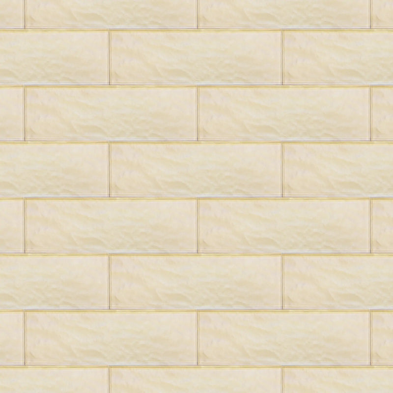 Champagne 3-in x 8-in Glass Wall Tiles( 1.33 sq. ft. /Box )