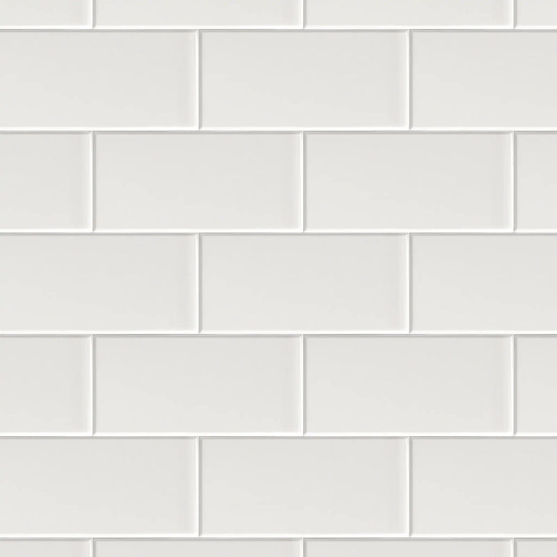 Ice Block 4-in x 12-in Glass Wall Tiles( 13.3 sq. ft. /Box )