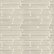 Nude Glass Mix Random Strip 12-in x 12-in Glass Mosaic Wall Tile( 10 sq. ft. /Box )