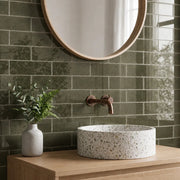 Antique Mirror 4-in x 12-in Unbeveled Glass Mosaic Wall Tile( 6.6 sq. ft. /Box )