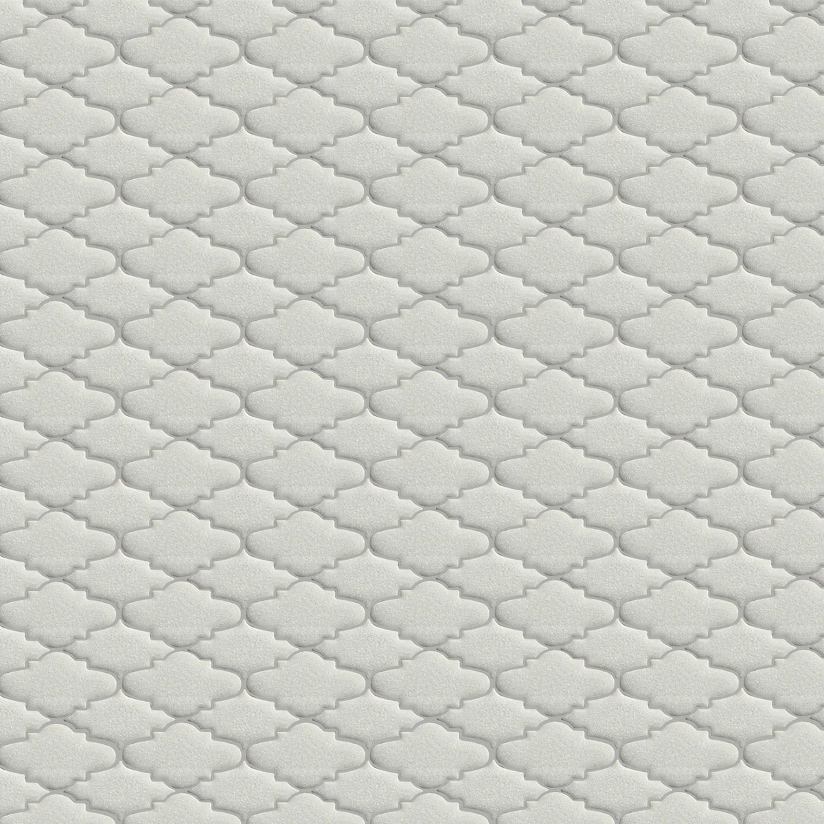 Display board featuring Blanco Crackled Mosaic Tiles – arranged to highlight the glossy finish and crackle pattern
