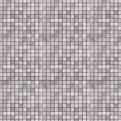 1-in Gray Cloud 12-in x 12-in Polished Marble Mosaic Floor and Wall Tile( 5 sq. ft. /Box )