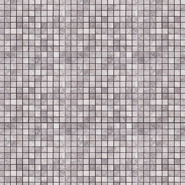 1-in Gray Cloud 12-in x 12-in Polished Marble Mosaic Floor and Wall Tile - Sample (Product Shown is Full Size)