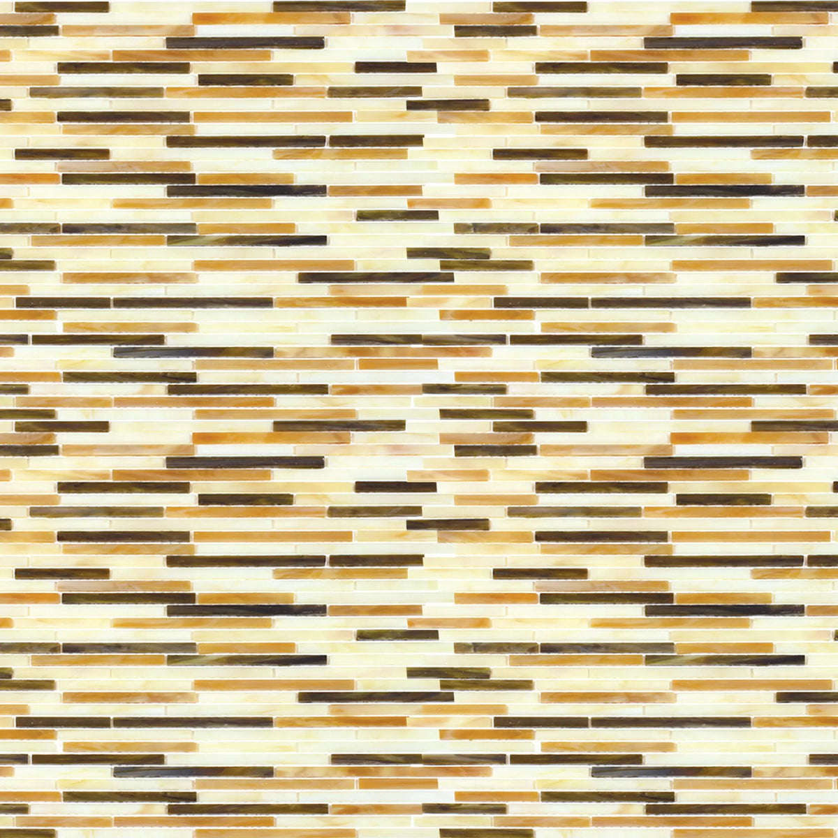 Natural Weave Random Strip Glass Mix 12-in x 13-in Glass Mosaic Wall Tile( 21.6 sq. ft. /Box )