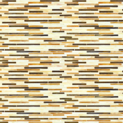 Natural Weave Random Strip Glass Mix 12-in x 13-in Glass Mosaic Wall Tile( 21.6 sq. ft. /Box )