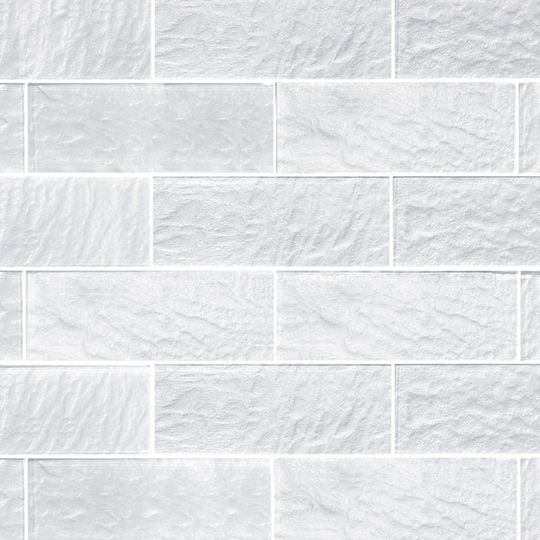 Frost 3-in x 8-in Glass Wall Tile(1.33sq. ft/Box)