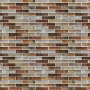 Gray Umber Textured Mixed Color Glass 12-in x 12-in Mosaic Wall Tile( 10 sq. ft. /Box )