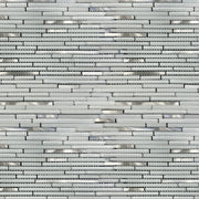 White Shadow Glass Mix Thin Strip 12-in x 12-in Glass Mosaic Wall Tile( 20 sq. ft. /Box )