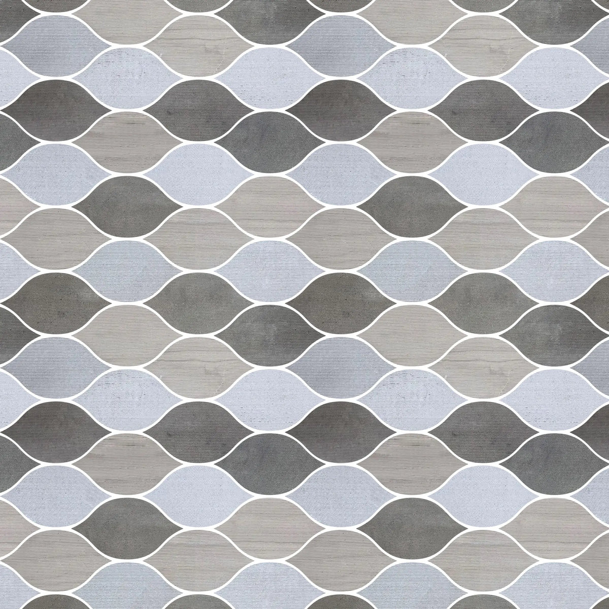 Soft Harmony Feathers 11-1/2-in x 12-in Mixed Marble Mosaic Wall Tile( 4.8 sq. ft. /Box )