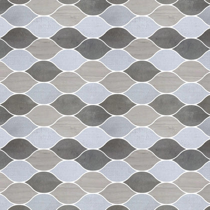 Soft Harmony Feathers 11-1/2-in x 12-in Mixed Marble Mosaic Wall Tile( 4.8 sq. ft. /Box )
