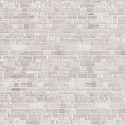 Wooden White Multi-Square Honed Marble Mosaic Wall Tile - Sample (Product Shown is Full Size)