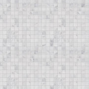 1-in Oriental White 12-in x 12-in Polished Marble Mosaic Floor and Wall Tile( 5 sq. ft. /Box )