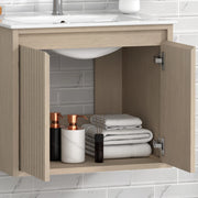 WM-Mena 24" Single Vanity With Porcelain Top