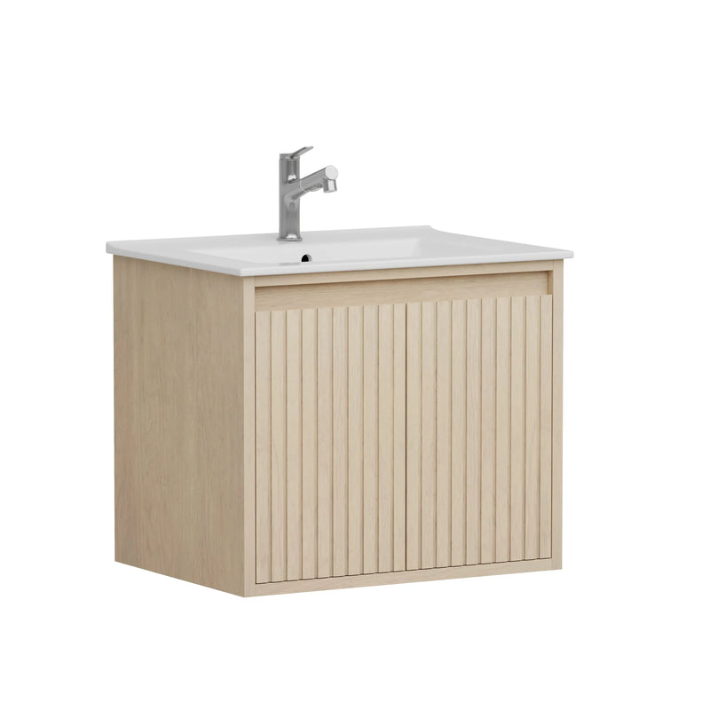 WM-Mena 24" Single Vanity With Porcelain Top