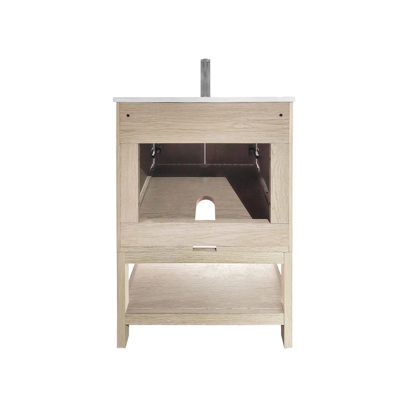 Mena 24" Single Vanity With Porcelain Top