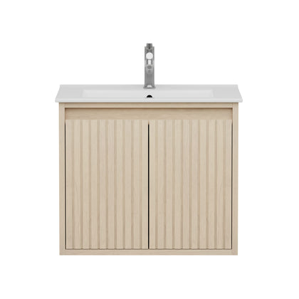 WM-Mena 24" Single Vanity With Porcelain Top
